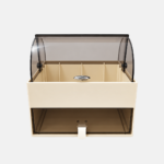 Organisateur de bureau avec 1 tiroirs et un couvercle.