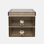 Organisateur de bureau avec 2 tiroirs.