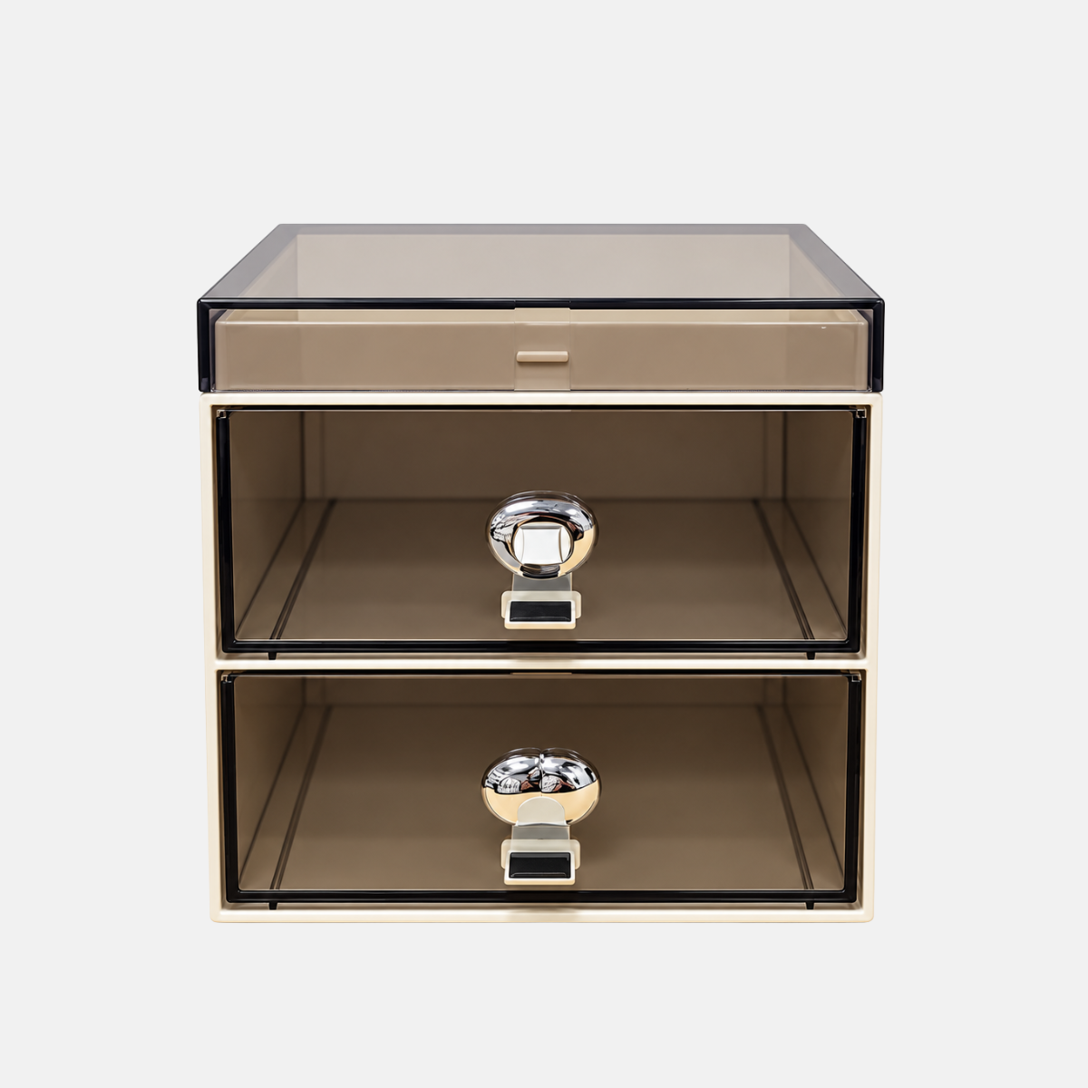 Organisateur de bureau avec 2 tiroirs.