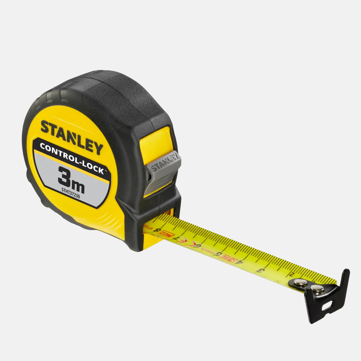 QU04642-metre-ruban-stanley-3mx19mm-01 Mètre ruban de la marque STANLEY modèle CONTROL-LOCK 3m.