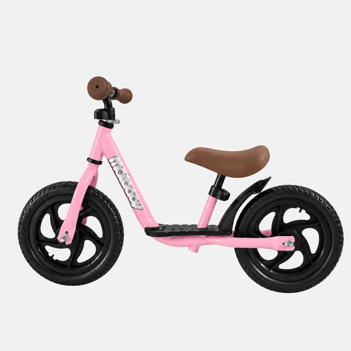 VE00550-velo-draisienne-10''-rose-claire Vélo draisienne 10'' pour enfant, plusieurs coloris.
